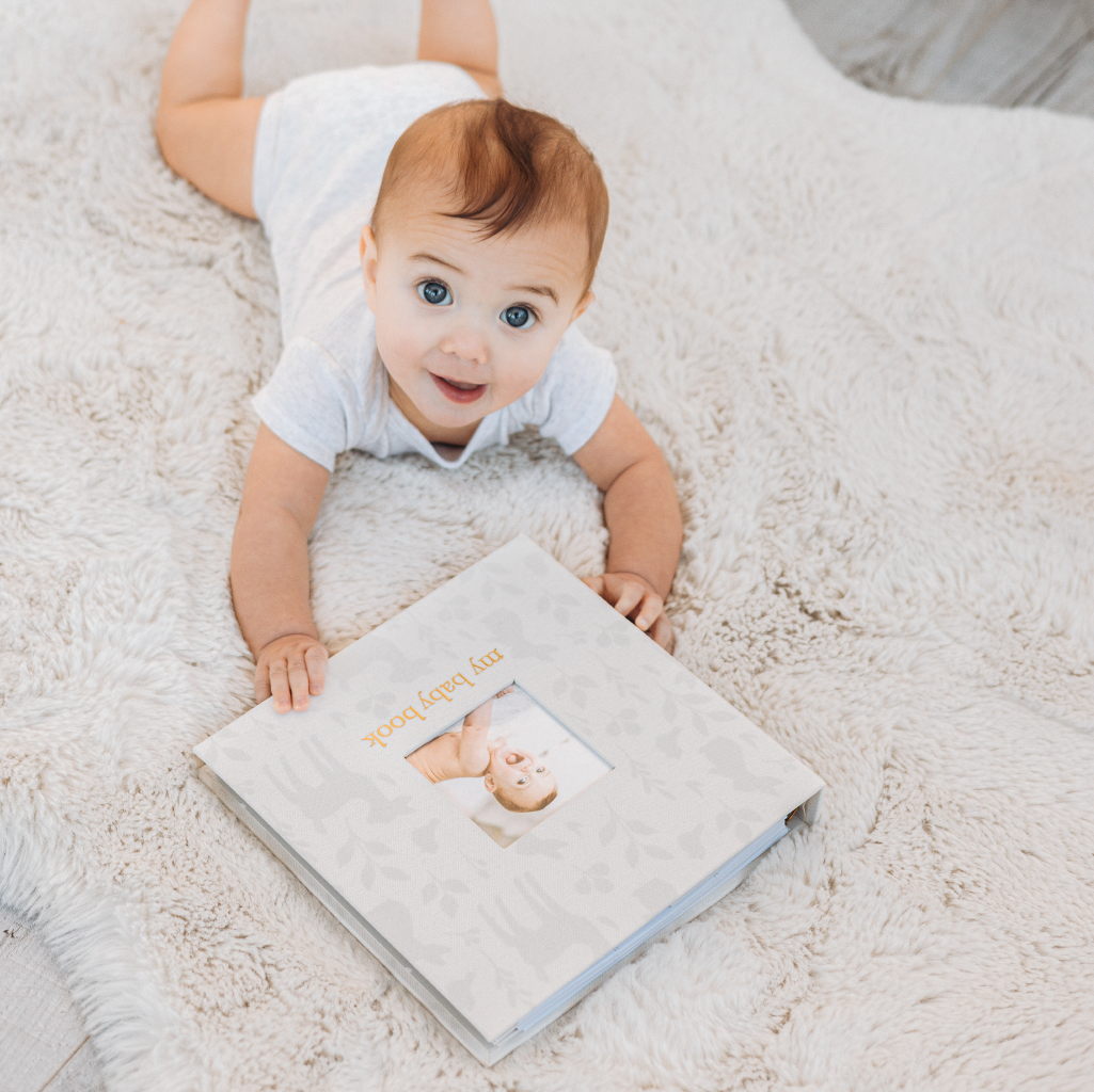 deer print baby book