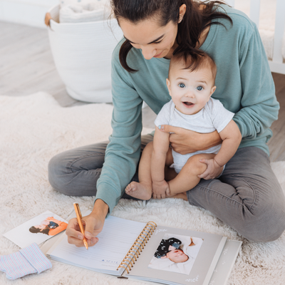 deer print baby book