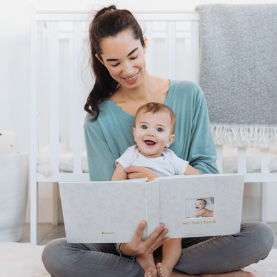 deer print baby book