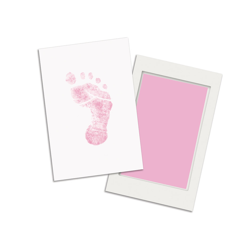  2 Pack Black and Pink Clean Touch Safe InkPads Hand and  Footprint Newborn Baby Handprint or Footprint Clean-Touch Ink Pad (2 Pack  Black & Pink Ink Pad) : Baby