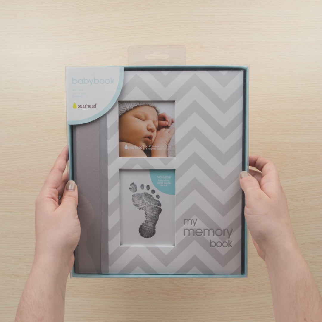 chevron baby book