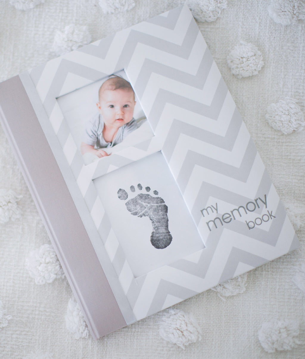 Pearhead chevron baby sales book