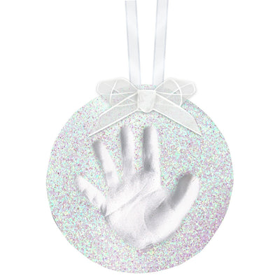 pearhead's babyprints glitter ornament