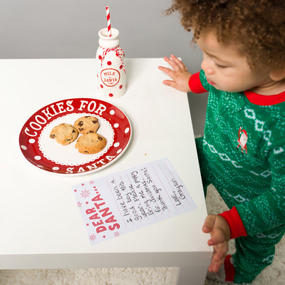 pearhead's santa's cookie set
