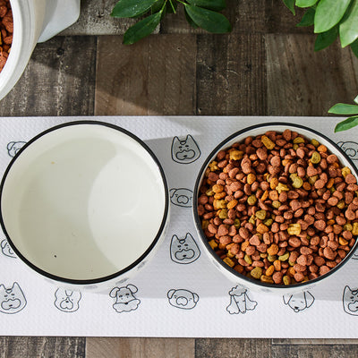dog print food mat