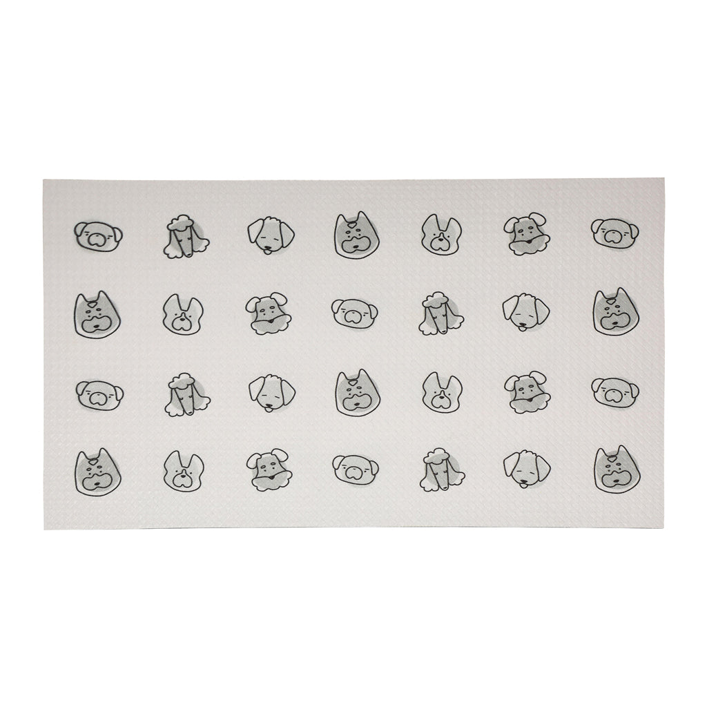 dog print food mat