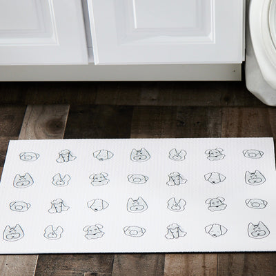 dog print food mat