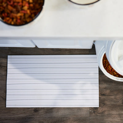 striped food mat