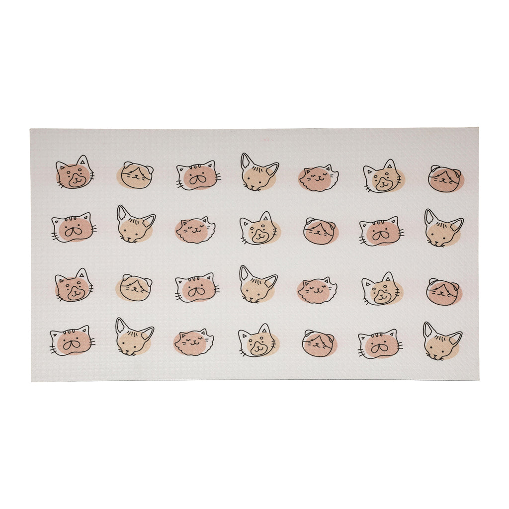 cat print food mat