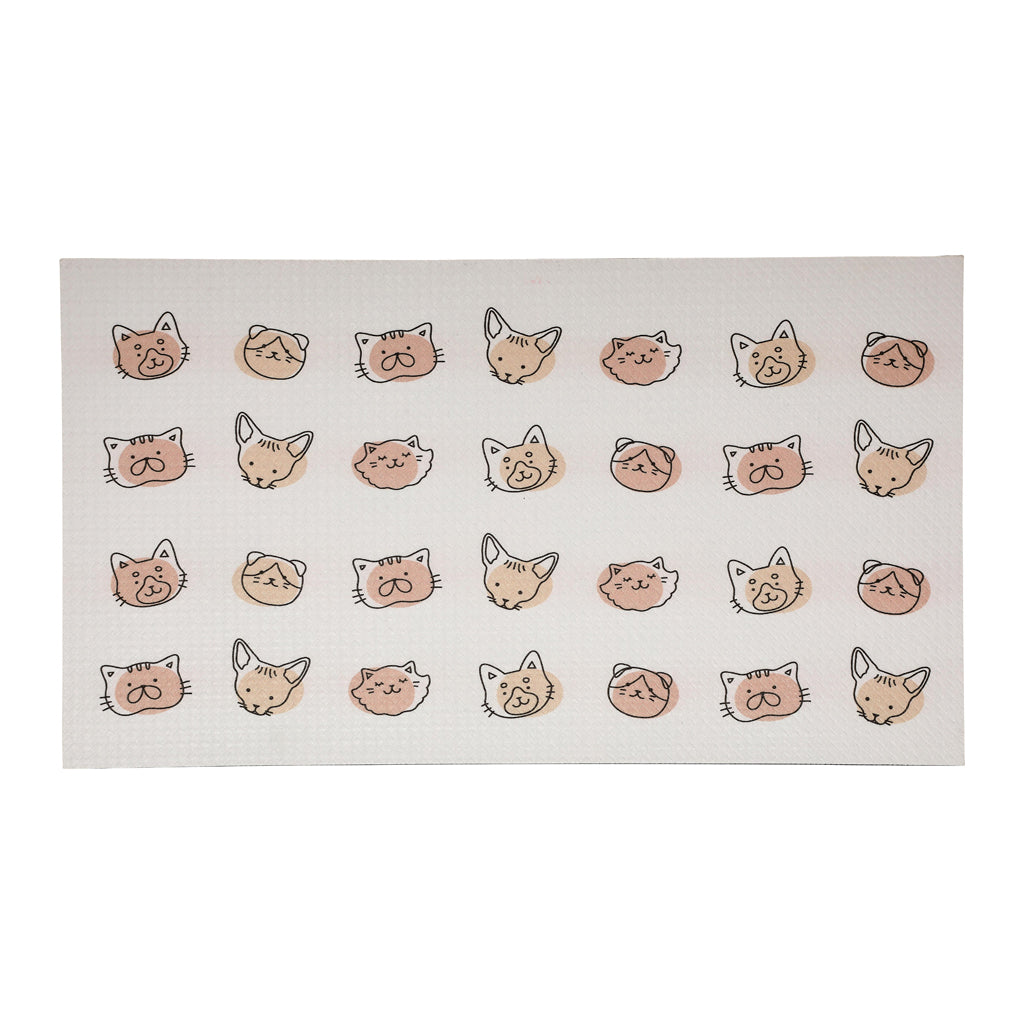 cat print food mat