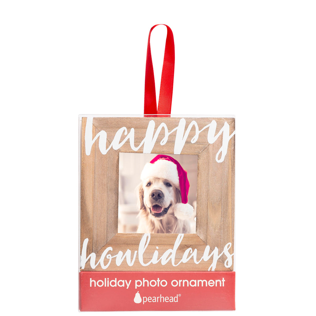 happy howlidays photo ornament