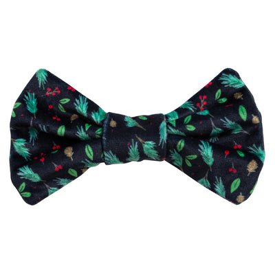 holly leaf pet bowtie (m/l)