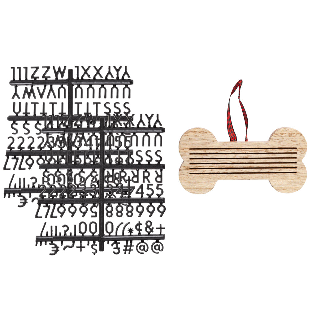 pet letterboard ornament