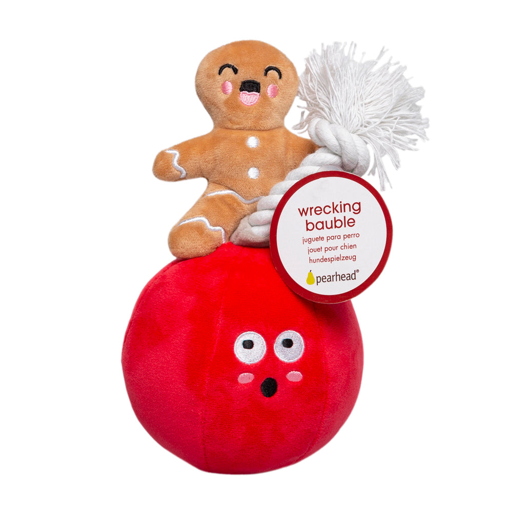wrecking bauble dog toy