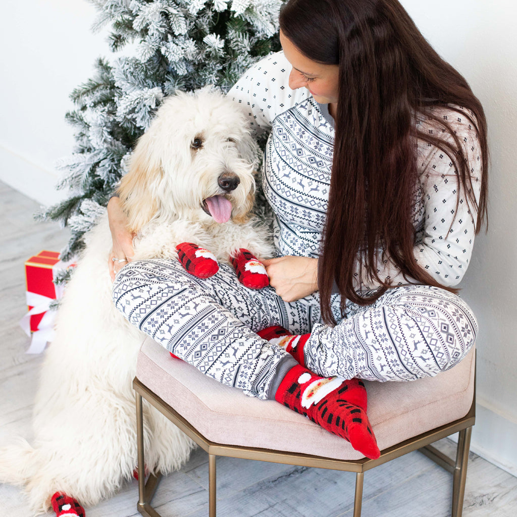 Human and 2025 dog christmas pajamas