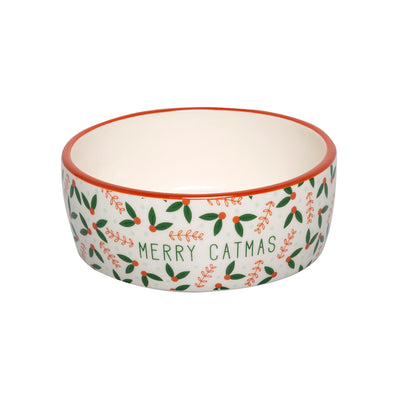 holiday cat bowl (sm)