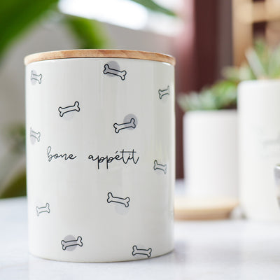 bone appétit treat jar