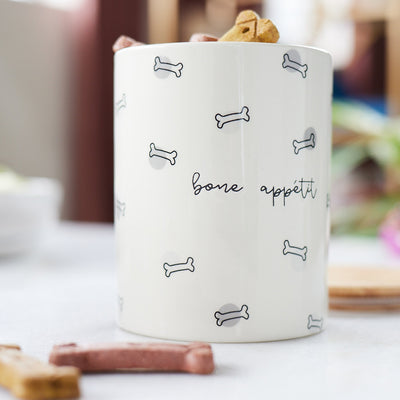 bone appétit treat jar