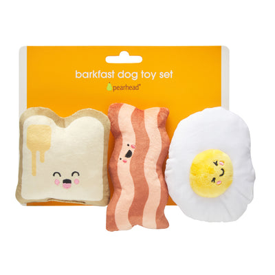 barkfast dog toy set