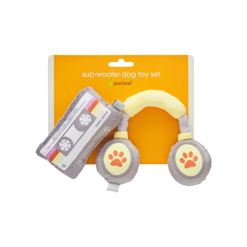 sub-woofer dog toy set