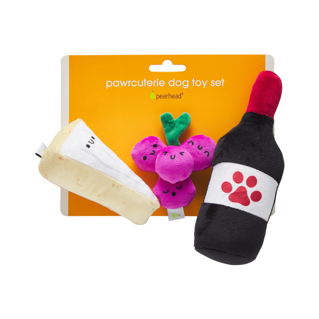 pawrcuterie dog toy set