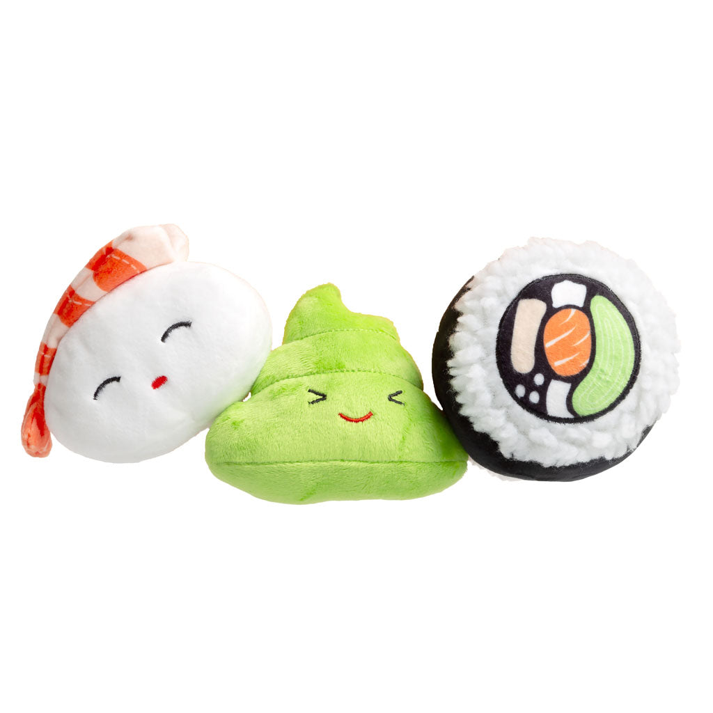 Pearhead's sushi dog toy set