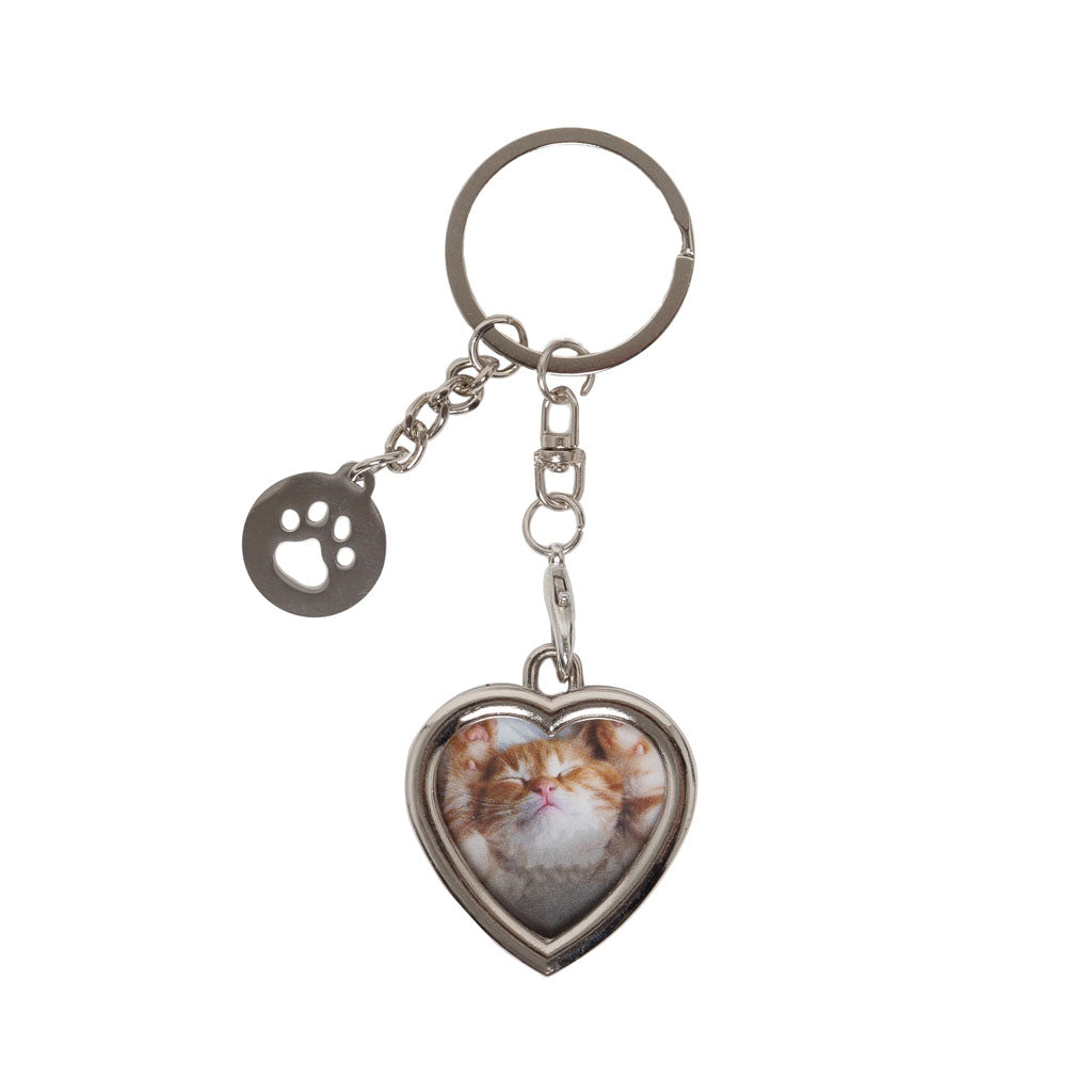 Pearhead's heart keychain with paw charm