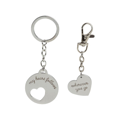Pearhead's keychain and dog tag set