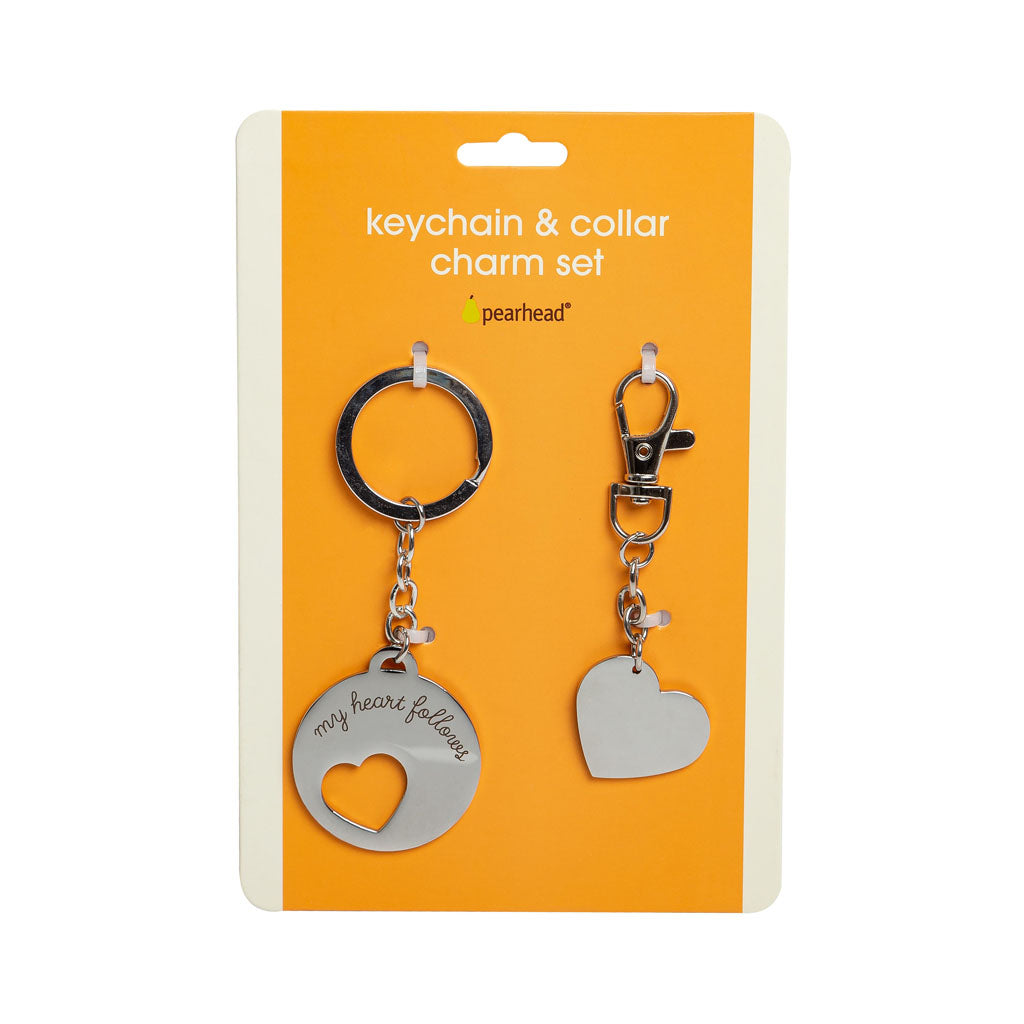 Pearhead's keychain and dog tag set