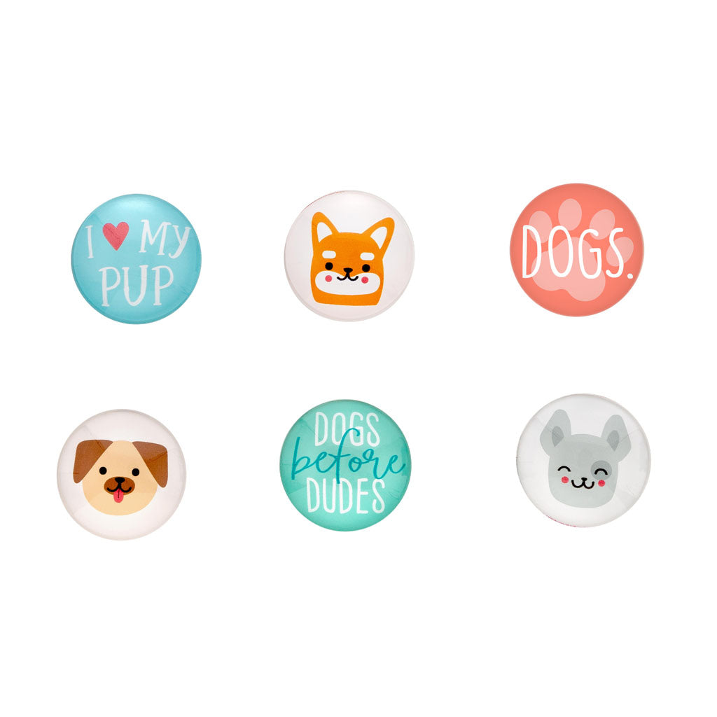 Pearhead's dog glass magnets