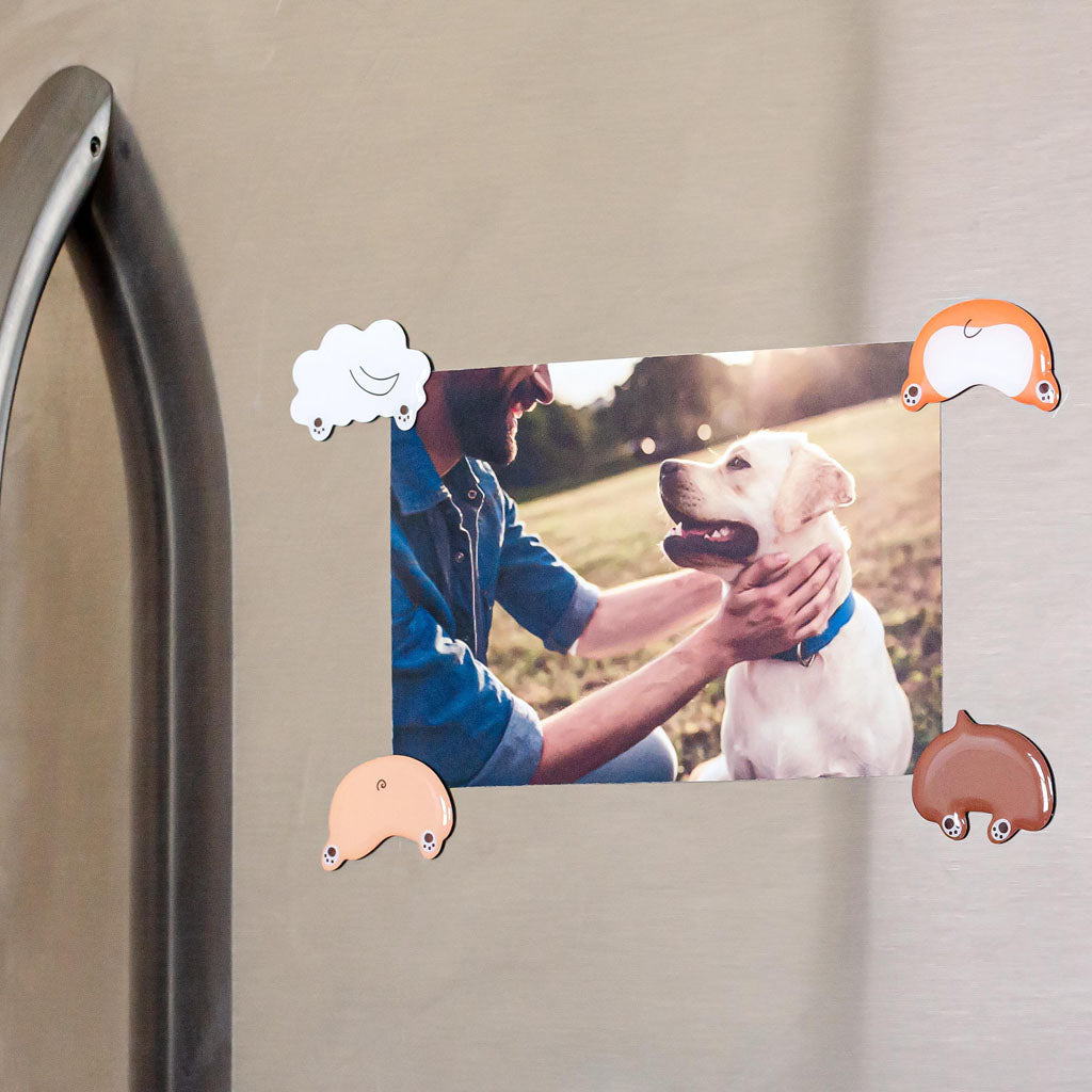Pearhead's dog butt magnets
