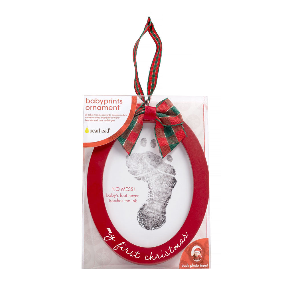 Pearhead's babyprints photo ornament