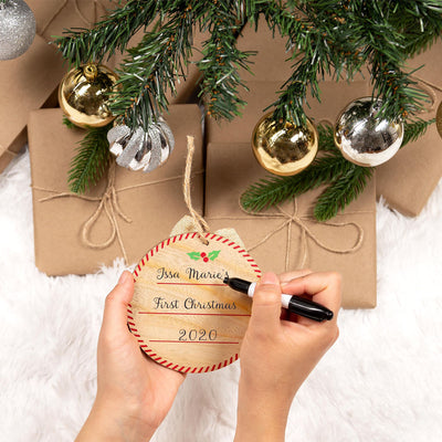 Pearhead's fill in print ornament