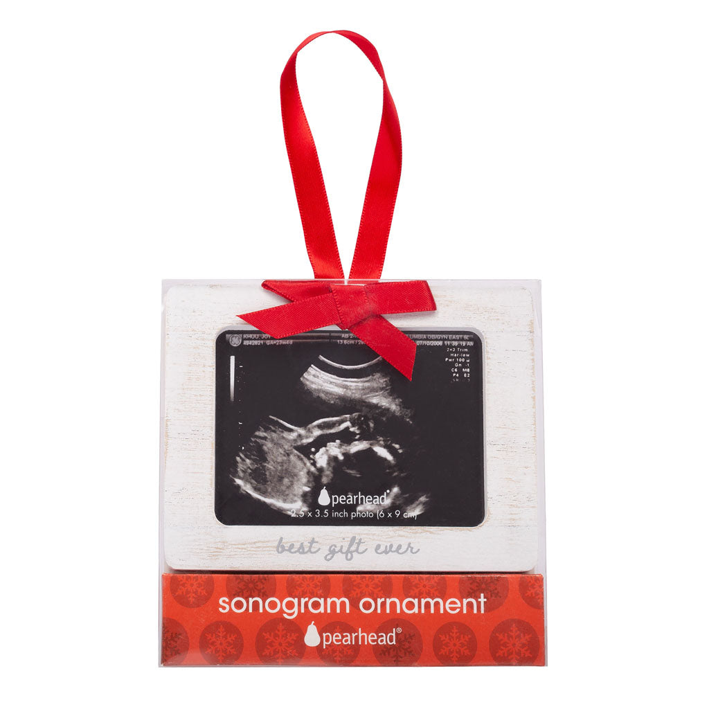 Pearhead's "best gift ever" sonogram ornament