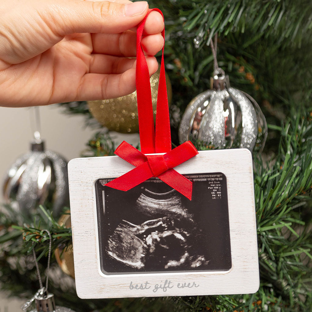 best gift ever sonogram ornament