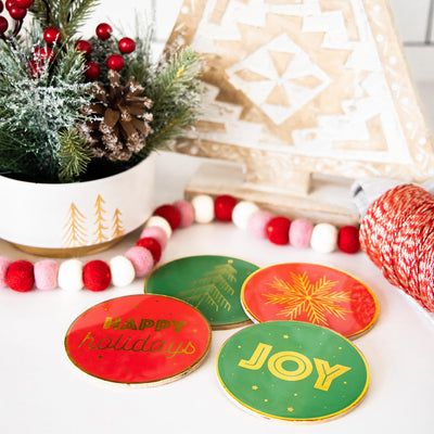 holiday coasters