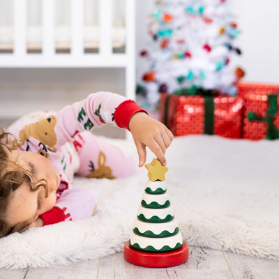 christmas tree stacking toy