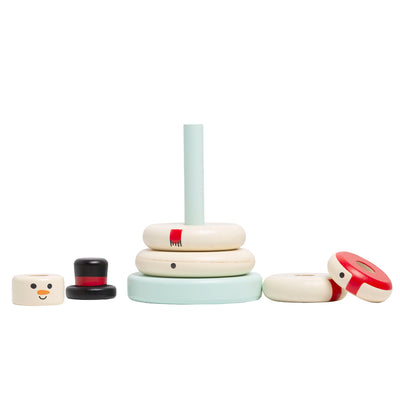 snowman stacking toy