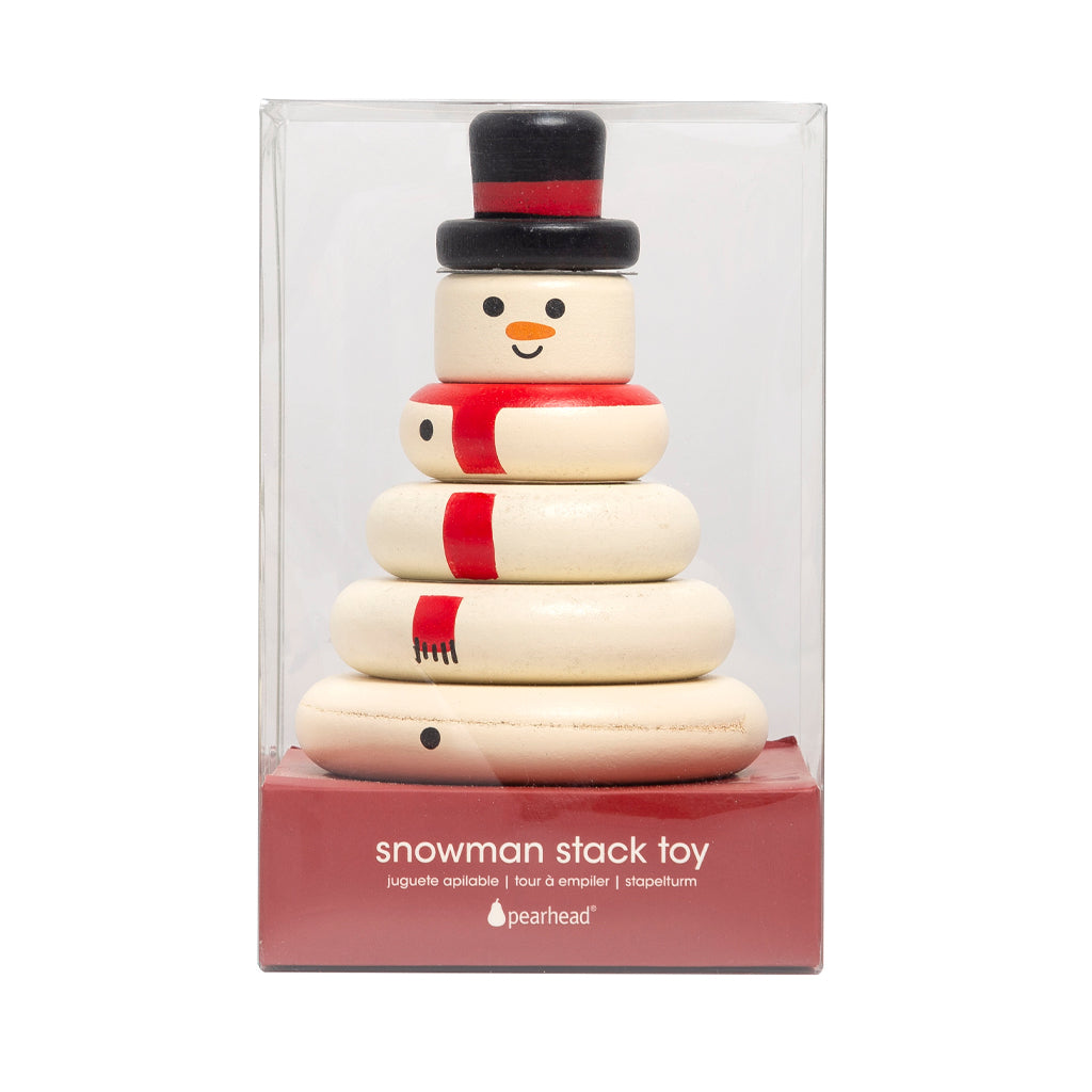 Plastic Stackable Snowman snowman stacking toy – Pearhead