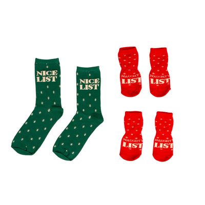 human and dog sock set