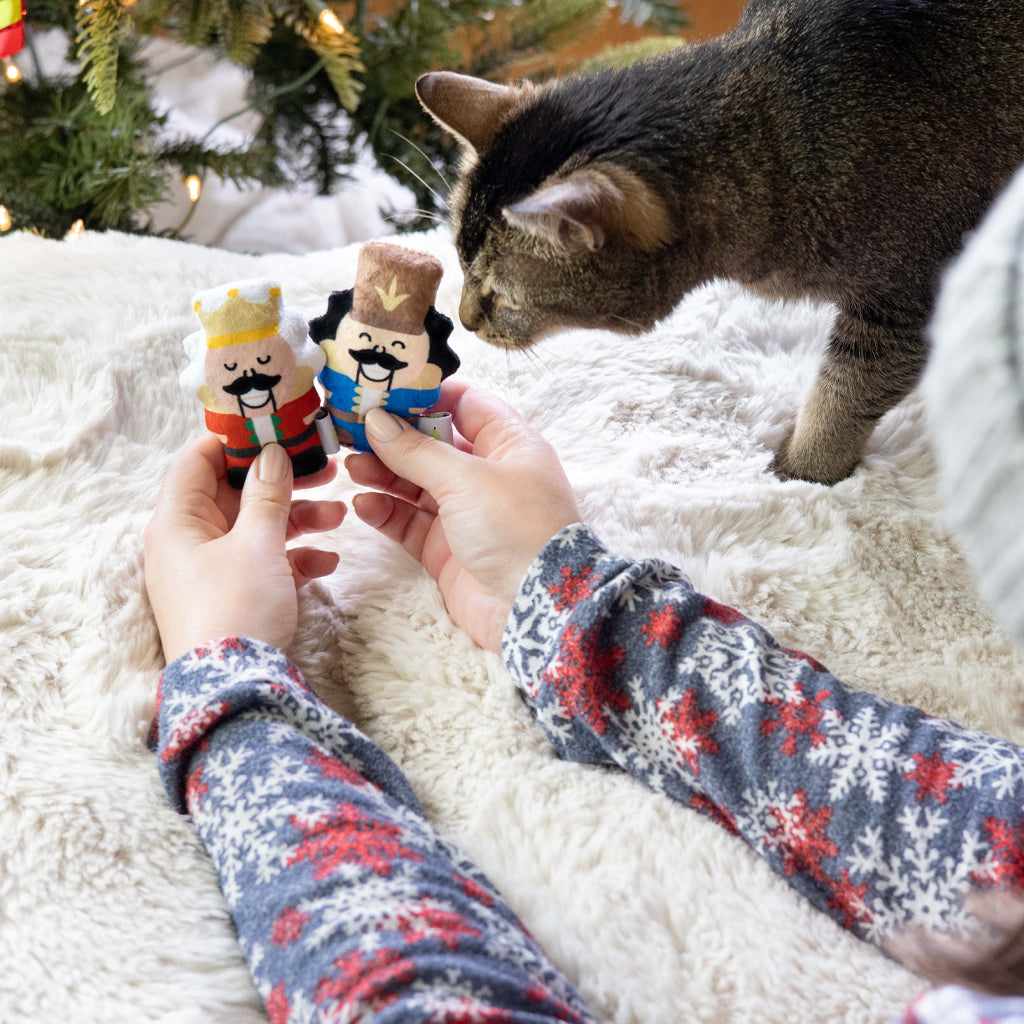nutcracker cat toy set