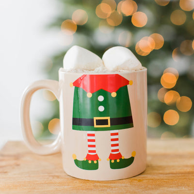 santa & elf mug set