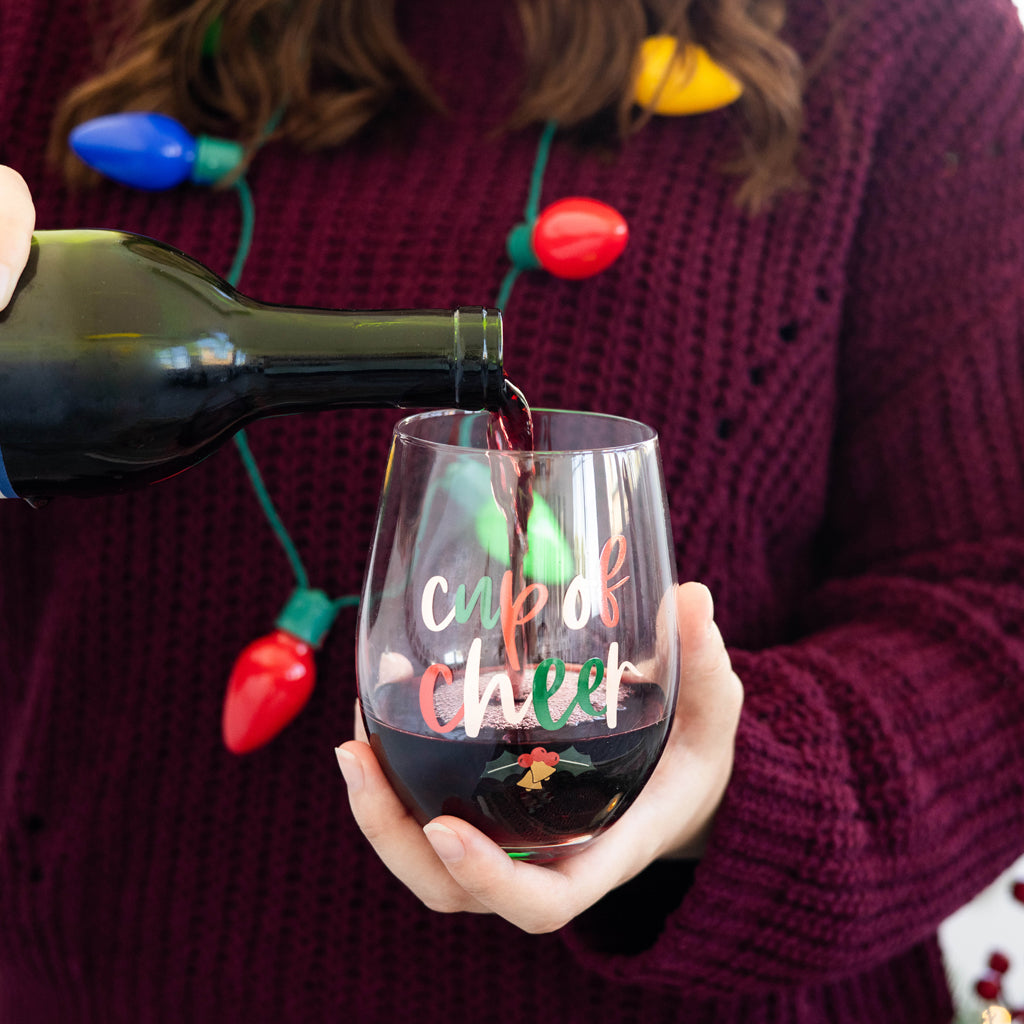 cup of cheer wine glass