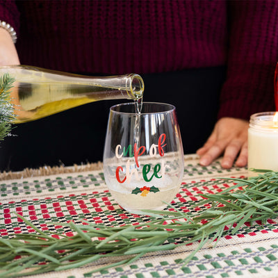 cup of cheer wine glass