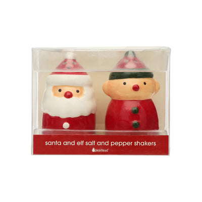 santa & elf salt and pepper shakers