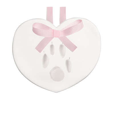 heart pawprints keepsake