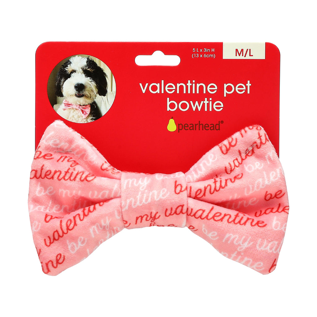 be my valentine pet bowtie (m/l)