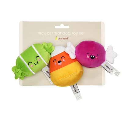 trick or treat dog toy set