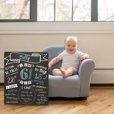 pearhead's all about baby chalkboard