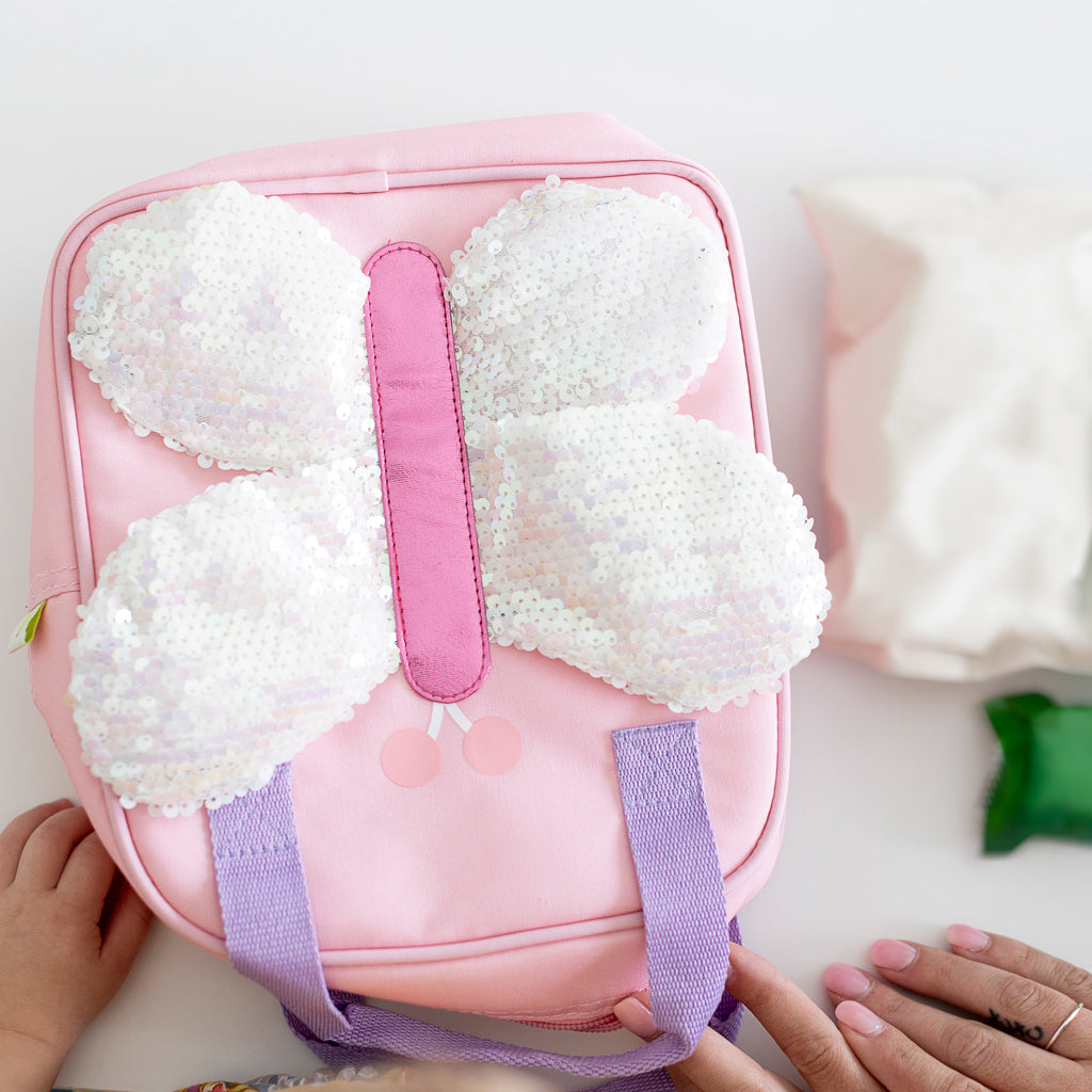 butterfly lunch bag